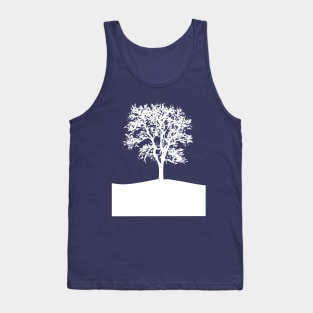 White Winter Tree Tank Top